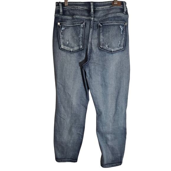 Judy Blue Women's Boyfriend Fit Denim Jeans 11/30 Distressed Blue Casual - Picture 7 of 7